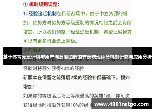 基于体育无氧计划与用户满意度图谱的节奏表现评分机制研究与应用分析